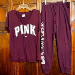Really cute joggers / shirt.